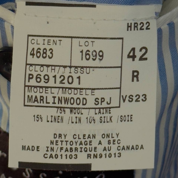 JACK VICTOR Prossimo Blazer 42R - Picture 10 of 16